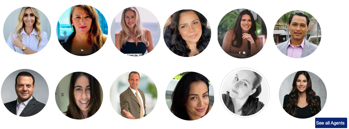 Equipo de agentes en Miami